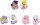 ZAPF Creation 828304 BABY born® Trend 2 Paar Socken sortiert