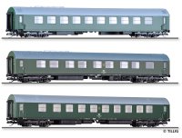 TILLIG 01003 Set mit 3 Wagen Regierungszug 4 DR Ep.IV Spur TT