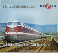 TILLIG 01003 Set mit 3 Wagen Regierungszug 4 DR Ep.IV...