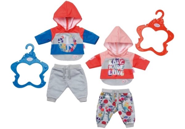 ZAPF 826980 - BABY born® Trend Jogging Anzüge, sortiert
