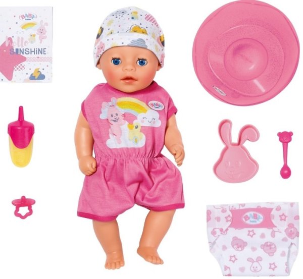ZAPF 827321 - BABY born® Puppe 36 cm Soft Touch Little Girl