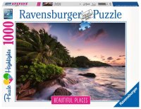 RAVENSBURGER 15156 Puzzle Insel Praslin auf den Seychellen 1000 Teile
