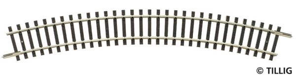 TILLIG Gebogenes Gleisstück R21 Modellgleis 83106 Spur TT