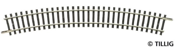TILLIG Gebogenes Gleisstück R11 Modellgleis 83109 Spur TT