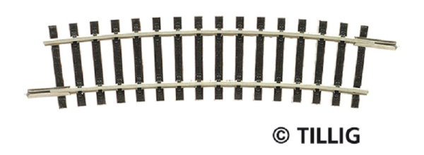 TILLIG Gebogenes Gleis R12 Modellgleis 83110 Spur TT