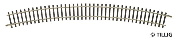 TILLIG Gebogenes Gleis R31 Modellgleis 83111 Spur TT