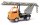 BUSCH Multicar M22 mit Drehleiter orange 210003403 Automodell 1:87