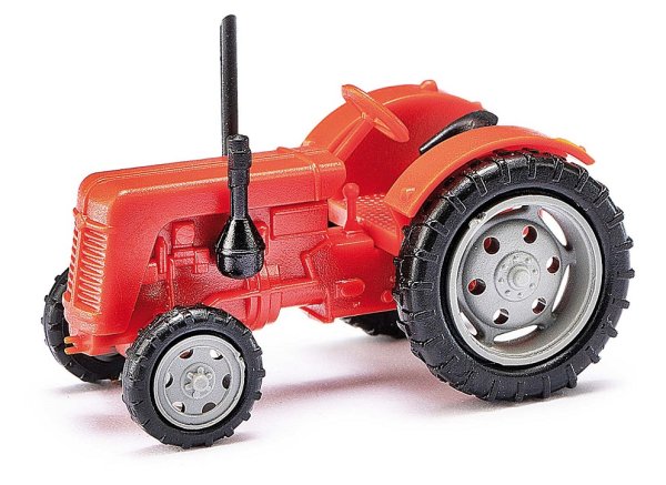 BUSCH 211006803 Traktor Famulus rot graue Felgen Landwirtschaftsmodell 1:120