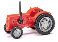 BUSCH 211006803 - Traktor Famulus rot, graue Felgen - 1:120