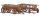 BUSCH 1385 Zwei Heuwagen Bausatz Spur H0