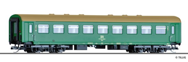 TILLIG Reisezugwagen 2. Klasse Bghw DR Ep.IV 16627 Spur TT