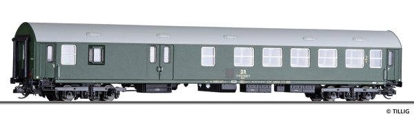 TILLIG Reisezugwagen 2. Klasse mit Gep&auml;ckabteil BDmse DR Ep.IV 16496 Spur TT
