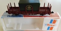 ROCO 820506 Rungenwagen mit Container, Jever Pilsener Ep.IV Spur N