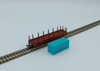 ROCO Rungenwagen mit Container, Löwenbräu Ep.IV 820507 Spur N