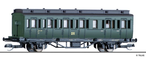 TILLIG 13154 Reisezugwagen 2. Klasse DR Ep.III Spur TT