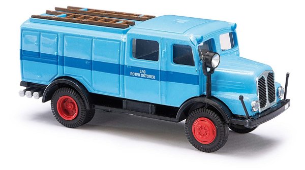 BUSCH IFA S4000 TLF Werkstatt Roter Oktober 95613 LKW-Modell 1:87
