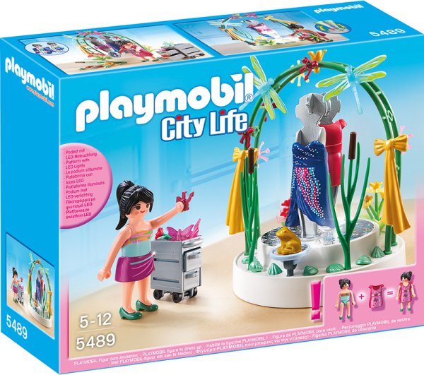 PLAYMOBIL City Life 5489 Dekorateurin mit LED Podest