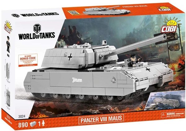 COBI 3024 Panzer VIII Maus Militär-Bausatz 1:35