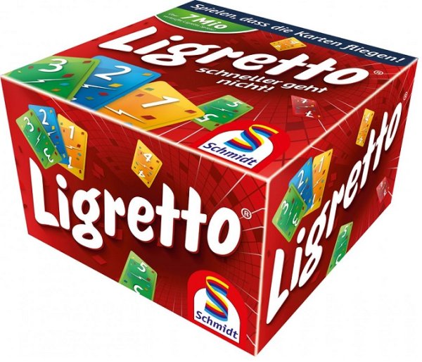 SCHMIDT SPIELE 01301 - Kartenspiel Ligretto® rot