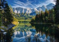 RAVENSBURGER 19367 Puzzle Eibsee mit Wettersteingebirge und Zugspitze 1000 Teile