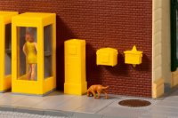 AUHAGEN 41662 Telefonzellen und Briefkästen Bausatz Spur H0