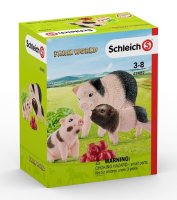 SCHLEICH Farm World 42422 Mini-Schwein Mutter und Ferkel