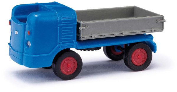 BUSCH Multicar M21 Typ D Dreiseitenkipper blau 211003302 Automodell 1:120