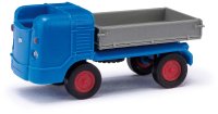 BUSCH 211003302 Multicar M21 Typ D Dreiseitenkipper blau...