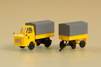 AUHAGEN Multicar M22 Post mit Anhänger Bausatz 43662 Automodell Spur TT