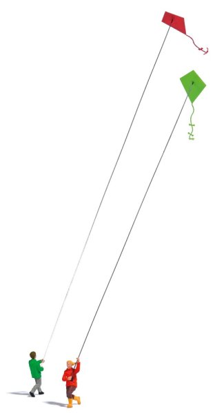 BUSCH 7866 Action Set Drachen steigen Bausatz Spur H0