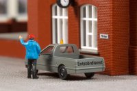 AUHAGEN Nutzfahrzeuge Post 4 Stück Automodell 43664 Spur TT