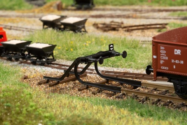 AUHAGEN Prellbock geschwungen, 2 Stück Bausatz 43669 Spur TT