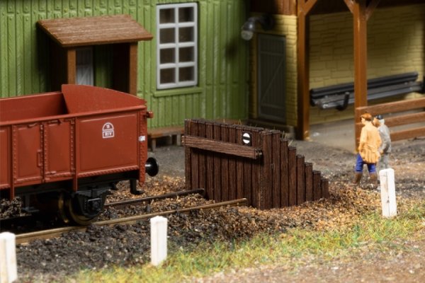 AUHAGEN Prellbock Holz 1 Stück Fertigmodell 43670 Spur TT