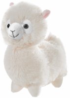 HEUNEC 323650 - Plüschfigur Lama stehend, creme - 32 cm