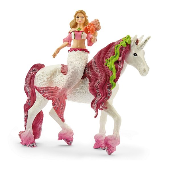 SCHLEICH® bayala 70593 - Meerjungfrau-Feya auf Unterwassereinhorn