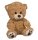 HEUNEC 125971 - Plüschfigur Teddy Bär, hellbraun 24 cm