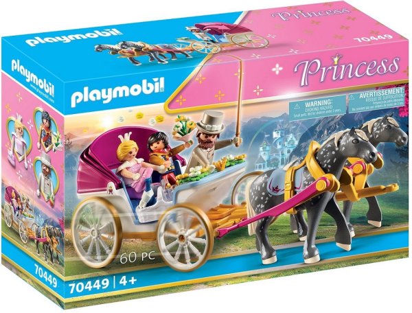 PLAYMOBIL Princess 70449 Romantische Pferdekutsche