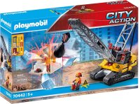 PLAYMOBIL City Action 70442 Seilbagger mit Bauteil