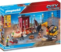 PLAYMOBIL City Action 70443 Minibagger mit Bauteil