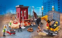 PLAYMOBIL City Action 70443 Minibagger mit Bauteil
