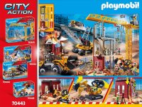 PLAYMOBIL City Action 70443 Minibagger mit Bauteil