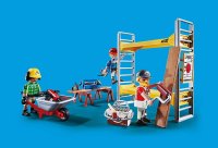 PLAYMOBIL City Action 70446 Baugerüst mit Handwerkern