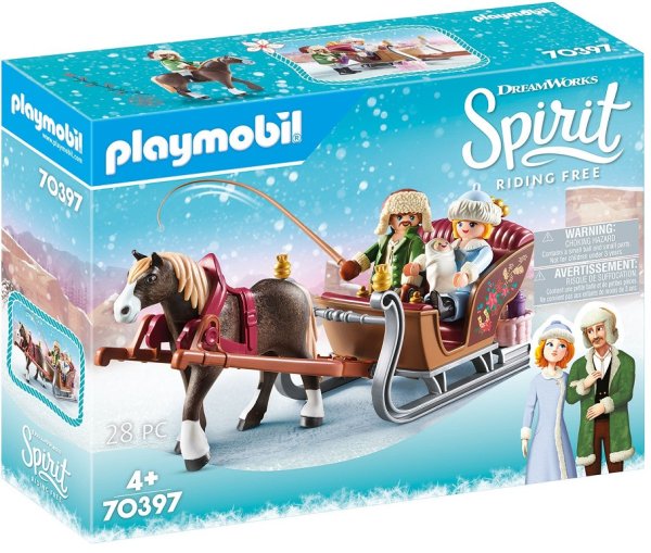 PLAYMOBIL Spirit 70397 Winterliche Schlittenfahrt