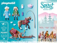 PLAYMOBIL Spirit 70397 Winterliche Schlittenfahrt