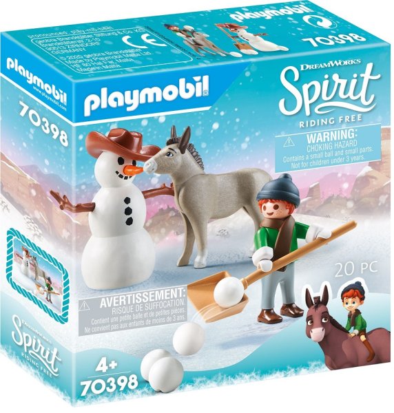 PLAYMOBIL Spirit 70398 Schneespaß mit Snips Herrn Karotte