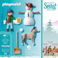 PLAYMOBIL Spirit 70398 Schneespaß mit Snips Herrn Karotte
