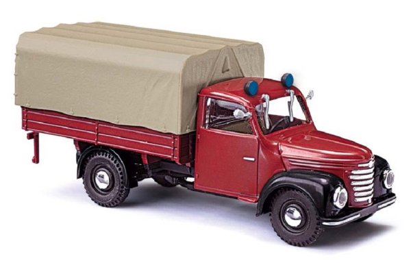 BUSCH 52356 Framo V901/2 Pritsche/Plane KLF Feuerwehr Automodell 1:87