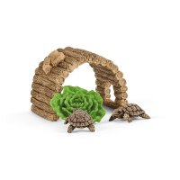 SCHLEICH Wild Life 42506 Zuhause für Schildkröten