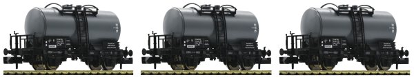 FLEISCHMANN Set mit 3 Kesselwagen, Bauart Z DR Ep.IV 841601 Spur N