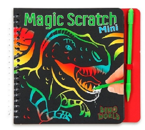 DEPESCHE 10711 - Dino World Mini Magic Scratch Book